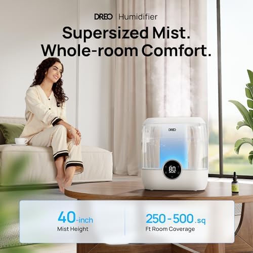DREO 6L Smart Humidifiers for Bedroom, Large Room, 60H Runtime, Quiet 28dB - Image 2