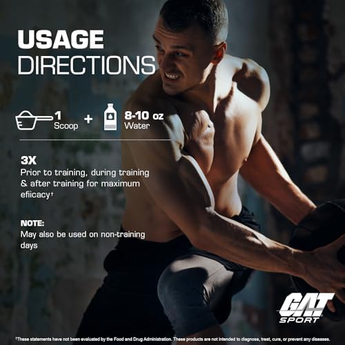 GAT SPORT FLEXX EAAs, Blue Razz, 12.5 oz (30 Servings) - Image 6