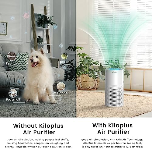 Afloia Smart Air Purifier for Home Large Rooms Bedroom, Up to 1,076 sq ft - Image 4