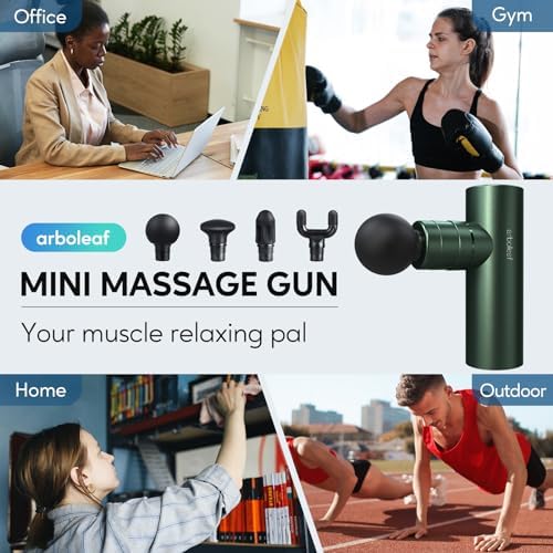 arboleaf Mini Massage Gun Deep Tissue, Portable Percussion Muscle Massager - Image 6