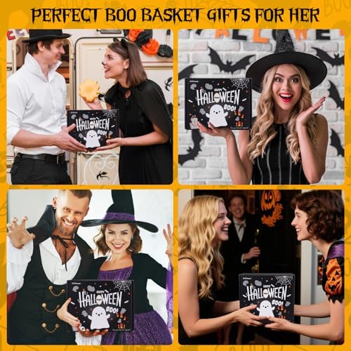 Boo Basket Gift for Women, 11Pcs Halloween Boo Basket Stuffers with Witch Brew Mug & Boo Throw Blanket, Relaxing Spa Gift Set, Unique for Teen Girls Mom Friend Sister Wife - Image 7