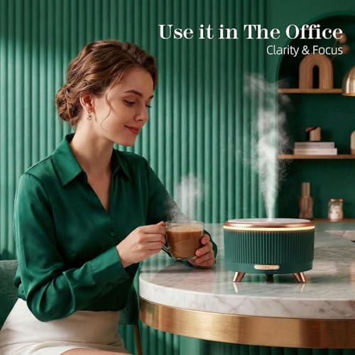 500ml Essential Oil Diffuser, Ultrasonic Aromatherapy Humidifier - Image 2
