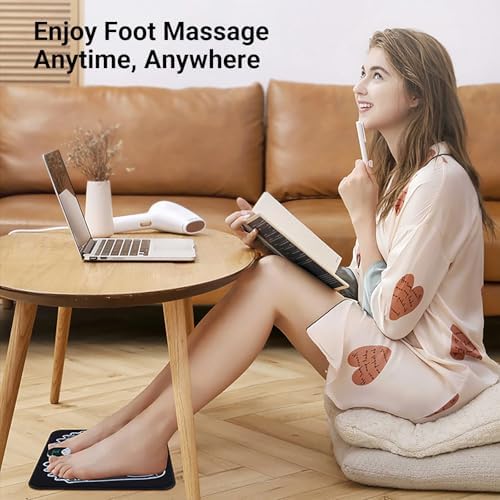 Portable Foot Massager Mat – Relaxing Foot Pad with Adjustable Modes & Intensity for Home, Office & Travel – Comfortable & Compact, Ideal Gift for Loved Ones - Image 2