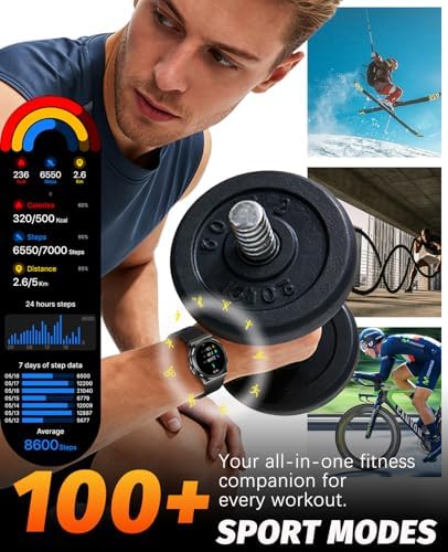 Smart Watches for Men Women,Fitness Tracker with Bluetooth Calling - Image 4
