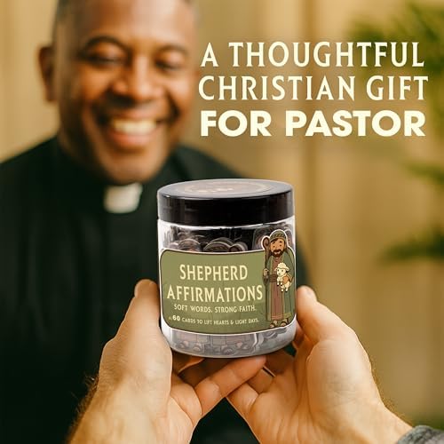 Shepherd Affirmations Jar- Faith & Encouragement Notes, Christian Gifts for Men & Women, Pastor Appreciation Gifts for Men, Pastor Wife Appreciation Gift, Christmas Gift - Image 6