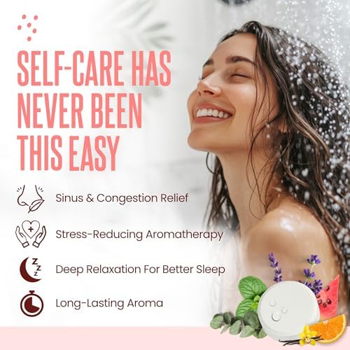 Cleverfy Shower Steamers Aromatherapy Gifts for Women and Men, 6 Tablets - Image 3