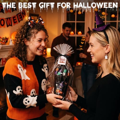 Glitopper 12 Sets/ 49 Pcs Halloween Bulk Gifts for Women, Cups and Socks - Image 5
