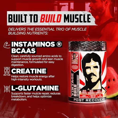 Old School Labs Vintage Build Post-Workout Recovery Powder, Watermelon - Image 2