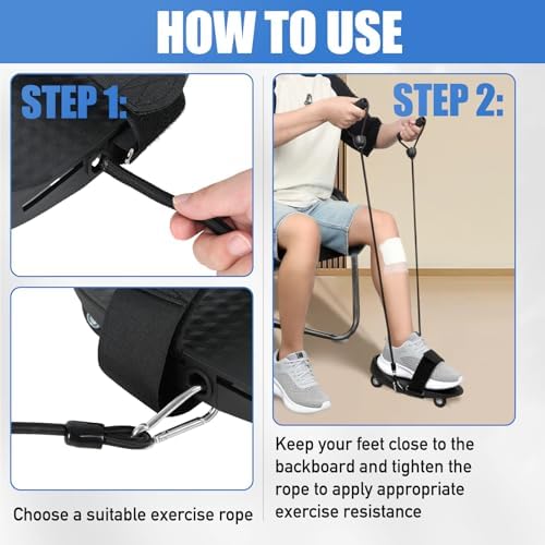 2026 Upgrade Knee Glider for Knee Replacement Recovery Aids, With two types of drawstrings, Knee Therapy Exercise Strengthening Equipment, Physical Therapy Equipment for ACL PCL MCL LCL Surgery, Improve Mobility & Relieve Pain - Image 5