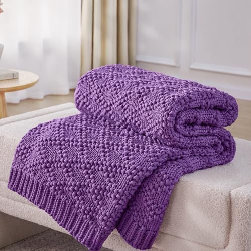 Anysay Knitted Weighted Blanket for Adult, Chunky Knit Throw 36''*48'' 5lbs by Unknown