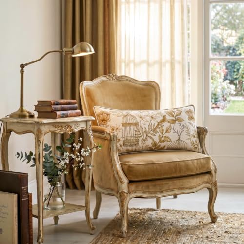 patdrea Designer French Velvet Throw Pillow Cover,12"x28"-Aviary - Image 7