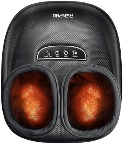 RENPHO Shiatsu Foot Massager with Heat, 3 Compression Levels, Deep Kneading by Unknown