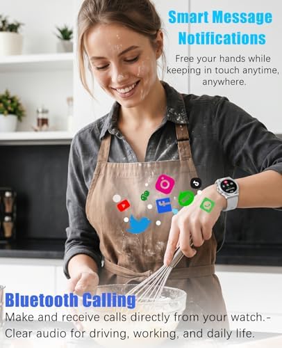 Smart Watches for Men Women,Fitness Tracker with Bluetooth Calling - Image 2