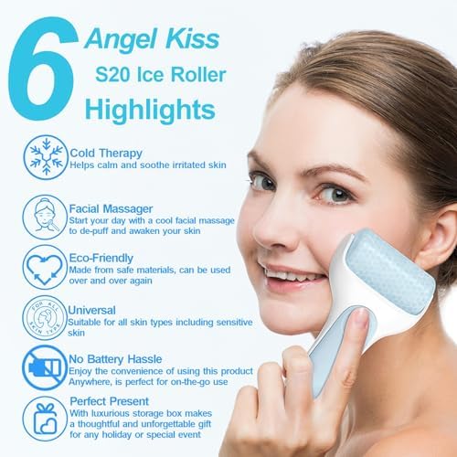 Angel Kiss Ice Roller for Face Eye - Women Gift Idea - Facial Massage Tool - Image 3
