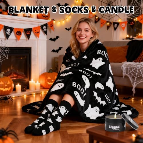 12 Pcs Halloween Boo Baskets Stuffers for Women & Men (Black) - Image 5