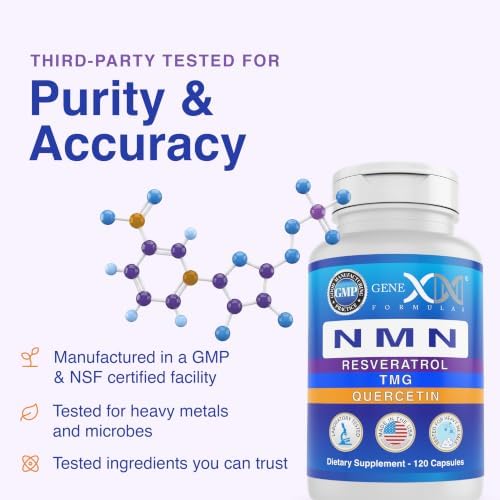 Genex Formulas NMN 1000mg 4-in-1 with TMG, Quercetin and Resveratrol - Image 6