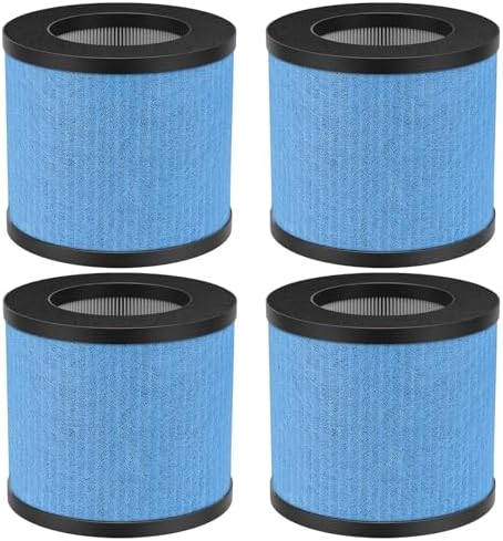 4 Pack TPAP002 Filter Replacements HEPA For TOPPIN TPAP002 Air Purifier by isinlive