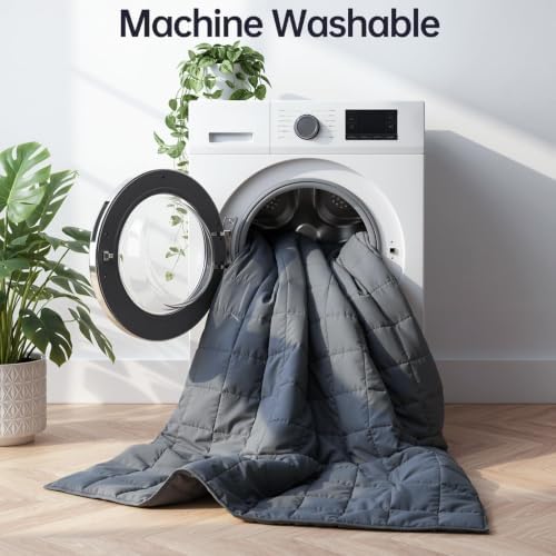 HCOIW Weighted Blanket for Adults Queen Size Heavy Blanket, 20 lb 60” x 80” - Image 4