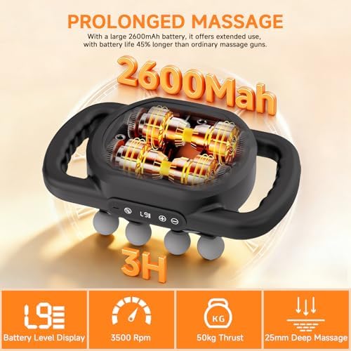 12 Head Massage Gun Deep Tissue,Electric Back Muscle Percussion Massager - Image 4