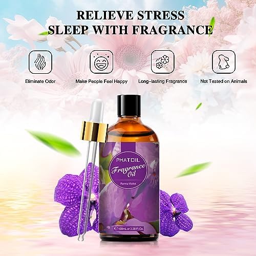 PHATOIL Parma Violet Fragrance Oil for Diffuser Aromatherapy 3.38FL.OZ - Image 5