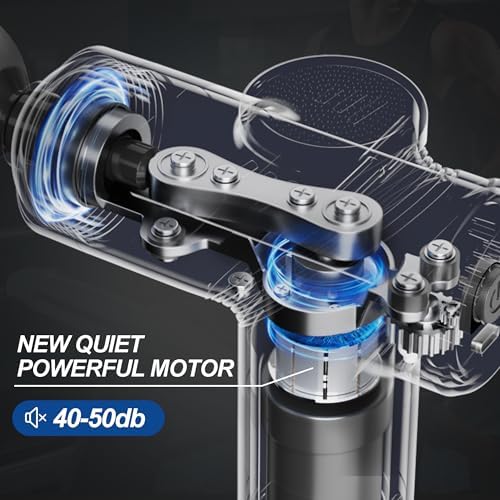 LEERCON Massage Gun Deep Tissue Mini Muscle Massager for Pain Relief, Black - Image 6