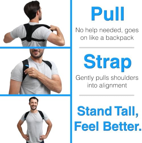 Omeer Posture Corrector for Women and Men, Adjustable Back & Shoulder Brace - Image 4