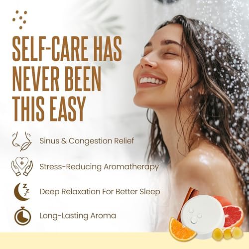 Cleverfy Citrus Shower Steamers Aromatherapy Gifts for Women, 18 Tablets - Image 3