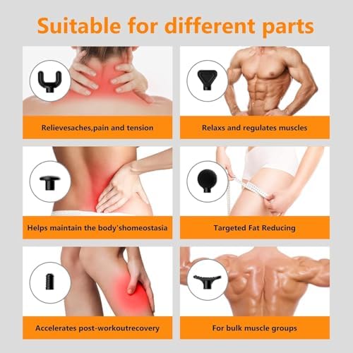 AERLANG Mini Massage Gun Portable Deep Tissue Percussion Muscle Massager - Image 7