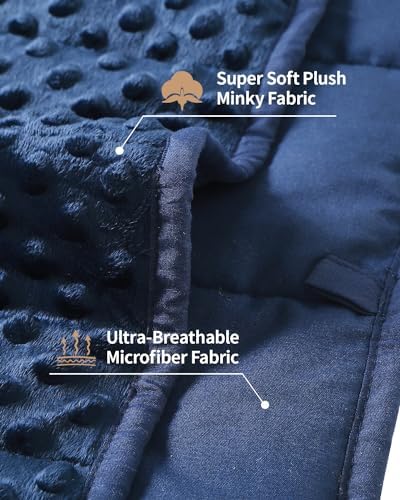 Mr. Sandman Weighted Blanket for Adults, Full Size 15 lbs, 48 x 72 Inches - Image 3