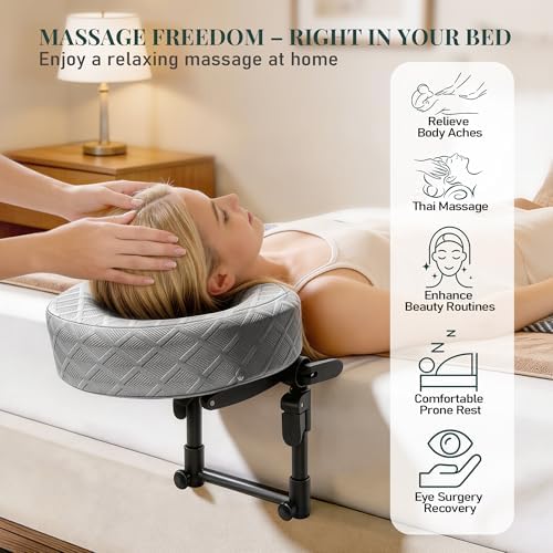 Massage Headrest for Bed, Face Down Massage Pillow & Face Cradle - Image 2