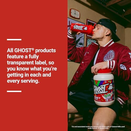 GHOST Whey Protein Powder, Trix Cereal Milk - 2LB, 25G of Protein - Image 5