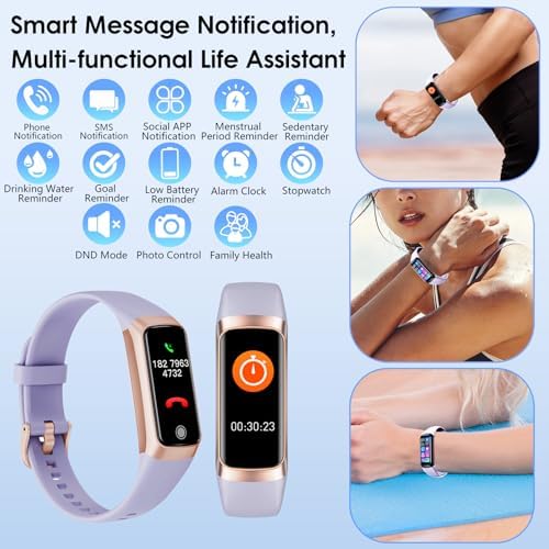 Fitness Tracker – Heart Rate Blood Oxygen Blood Pressure Temp Sleep Calorie - Image 5