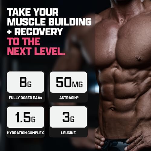 Nutrex Research EAA Hydration | EAAs + BCAA Powder | Muscle Recovery, Strength, Muscle Building, Endurance | 8G Essential Amino Acids + Electrolytes | (Packaging My Vary) 30 Servings (Pink Lemonade) - Image 4