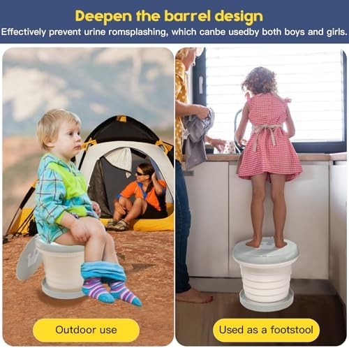 Portable Potty for Toddler,Travel Potty Seat for Toddler,Travel Toilet Kids - Image 5