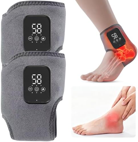 2 Pack Foot Renew Cordless Foot Massager with Heat & Vibration by Shinbox