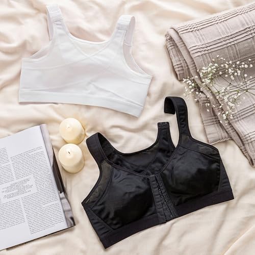 Leonisa Multi-Functional – Posture Corrector Bra Wireless Front Closure Bra for Women Full Coverage - Image 5