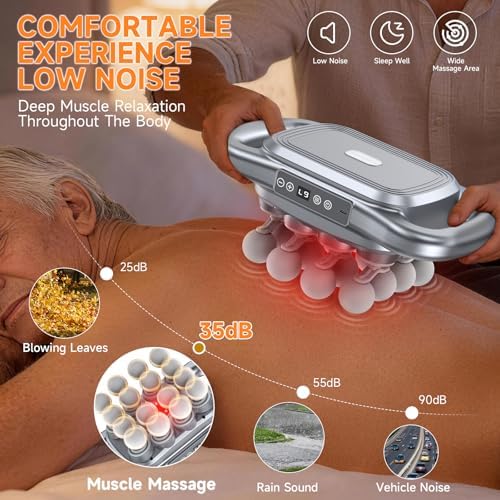16 Head Massage Gun Deep Tissue,Cordless Electric Back Percussion Massager - Image 6