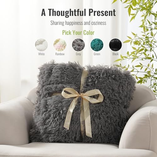 Uttermara Shaggy Weighted Blanket for Adults Queen Size, 15lbs 60"x80" - Image 5
