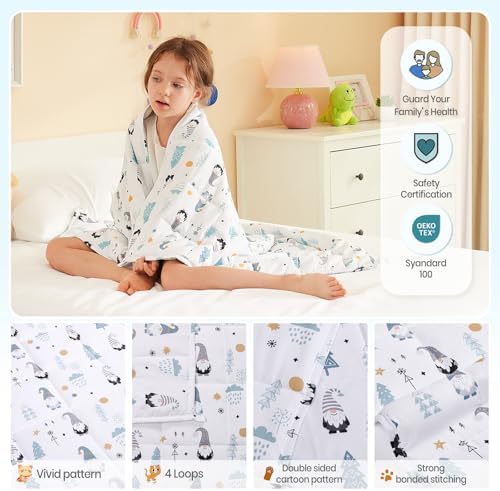 Weighted Blanket - 3 lbs Fairy Heavy Blanket - Small Size Breathable Lap Blanket(36"x48", 3 lbs) - Image 5