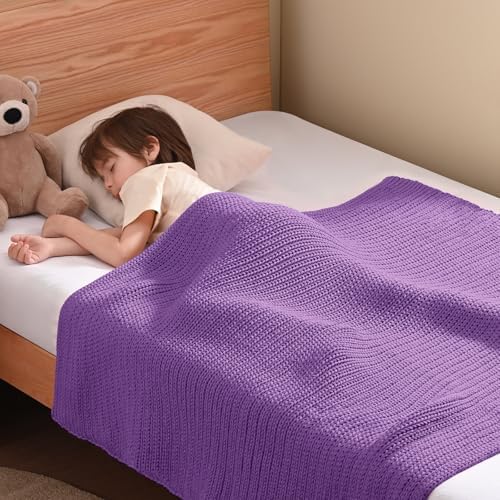 Guohaoi Knitted Weighted Blanket for Adults, 36"x48" 3lbs Full/Queen Size by GuohuoiHomeKitchen