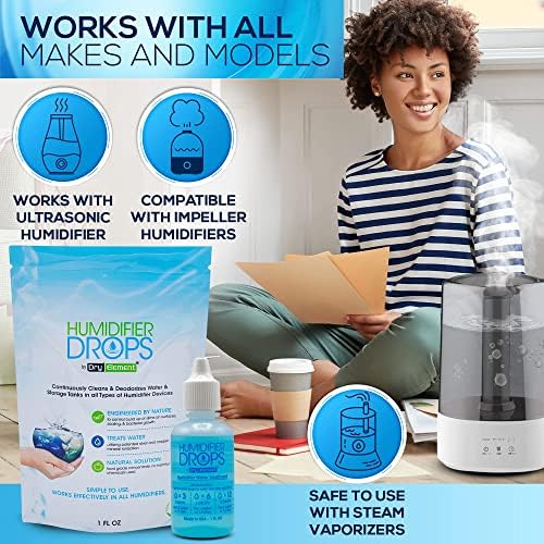 The Original Humidifier Drops - Premium Food Grade Concentrate, Slows Down Residue Accumulation on Surfaces, Minimizes Scaling - Freshens Water in All Humidifier Models, 100+ Day Supply, Made in USA - Image 5