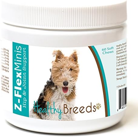 Healthy Breeds Wire Fox Terrier Z-Flex Minis Hip and Joint Support Soft Chews 60 Count by HealthyBreeds