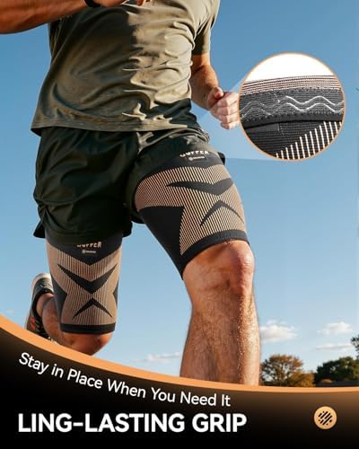 Copper-Infused Thigh Compression Sleeves 1 Pair Upgrade Medical-Grade - Image 7