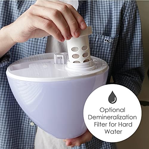 Crane Ultrasonic Cool Mist Humidifier for Bedroom, Baby Nursery, Kids Room, Plants, or Office, Large 1 Gallon Tank, Filter Optional, White - Image 5