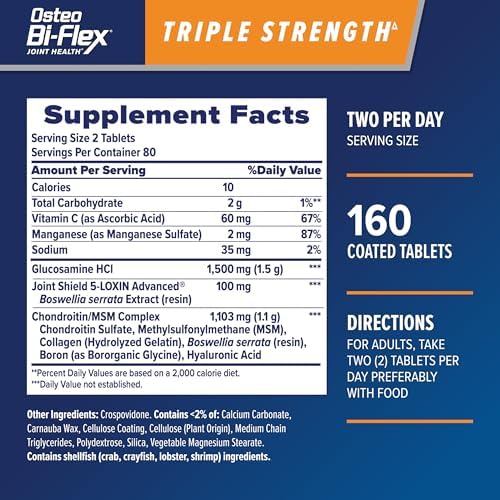 Osteo Bi-Flex Triple Strength Glucosamine Chondroitin Supplement, 80 Ct - Image 2