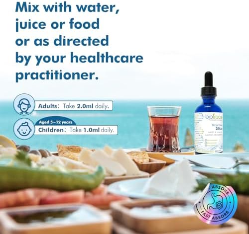 BioTrace BioActive Silica Drops | Liquid Mineral Concentrate for Healthy Hair, Skin, Nails and Collagen Production | Helps Manage Calcium, Joint and Bone Function | 2.02 Fl Oz (60mL) - Image 6