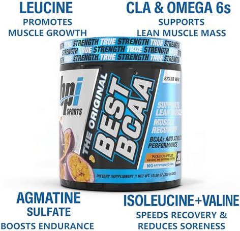 BPI Sports Best BCAA Powder – Muscle Recovery Support, 30 Servings - Image 4