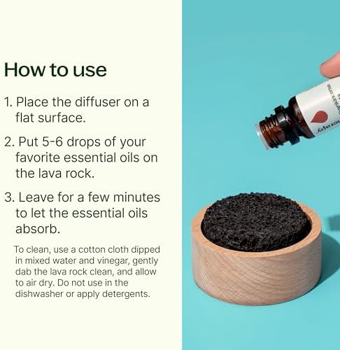 Plant Therapy Lava Rock Passive Diffuser for Essential Oils - Image 2