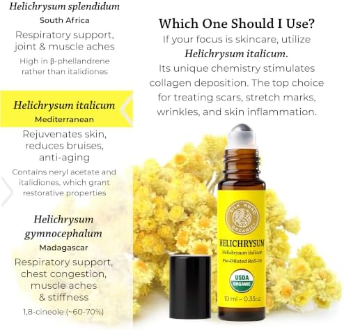 Silk Road Organic Helichrysum Italicum Essential Oil Roll-On USDA Certified - Image 6