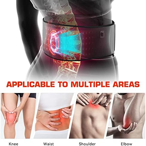 Red Light Therapy Belt for Body Infrared Light Therapy Devices Near Infrared Wrap Pad Timer Remote Control for Back Waist Muscle - Image 3